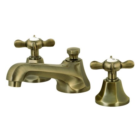 KINGSTON BRASS KS4463BEX Essex 8" Widespread Bathroom Faucet, Antique Brass KS4463BEX